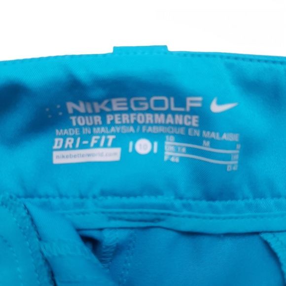 NIKE Golf Tour Performance DriFit Shorts Turquoise Medium - Picture 9 of 9